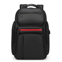 Fenruien Fashion Business Large Capacity Laptop Backpack Men Multi Function USB  - £86.37 GBP