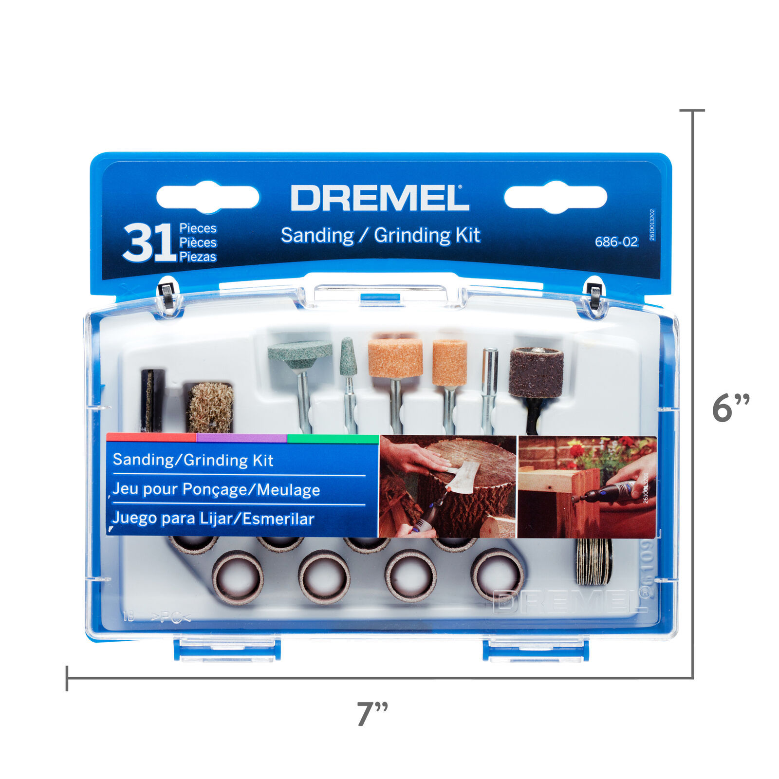 Dremel 686-02 Sanding/Grinding Rotary Tool Mini Accessory Kit (LOC EK 20) Item image 5
