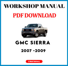 Gmc Sierra 1500 2007-2008-2009 Service Repair Workshop Manual - £6.06 GBP