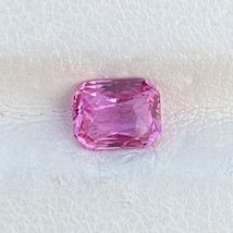 Natural Pink Sapphire 1.13 Cts Radiant Cut Loose Gemstone - £534.20 GBP