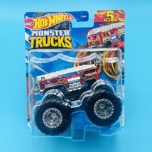 Hot Wheels Diecast Monster Trucks 3/8 Red 5 Alarm Fire Truck 1:64 scale - $13.01 CAD