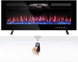 36&quot; Electric Fireplace, Wall Mounted And Recessed Fireplace Heater, 750/... - $352.99