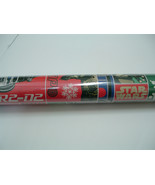 Star wars R2 D2 gift wrap paper roll american greetings made in USA 70 s... - $19.75
