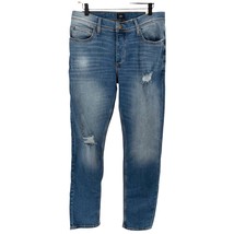 River Island blue distressed Dylan slim fit jeans 32 waist 32 length MSRP 76 - £20.02 GBP