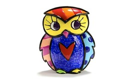 Romero Britto Miniature Owl Figurine #334120 Retired Rare Collectible 3D Mini - £55.54 GBP