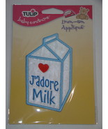 TULIP baby couture - Iron-On Applique - J&#39;adore Milk (NEW) - $10.94 CAD