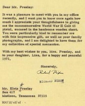Elvis Presley Rare vintage 2) 8x10 Canvas letter From President Nixon - $22,878.96 MXN