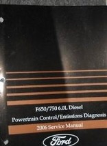 2006 Ford F-650 F-750 Super Service Camion 6.0L Diesel Powertrain Control Manuel - £39.91 GBP