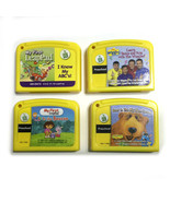 Leap Frog Game Cartridges Lot of 4 My First Leap Pad The Wiggles Dora Ex... - $21.09
