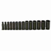 Wright Tool 407 14-Piece 1/2&quot; Drive 6 Point 3/8&quot; - 1-1/4&quot; Deep Impact So... - $542.99