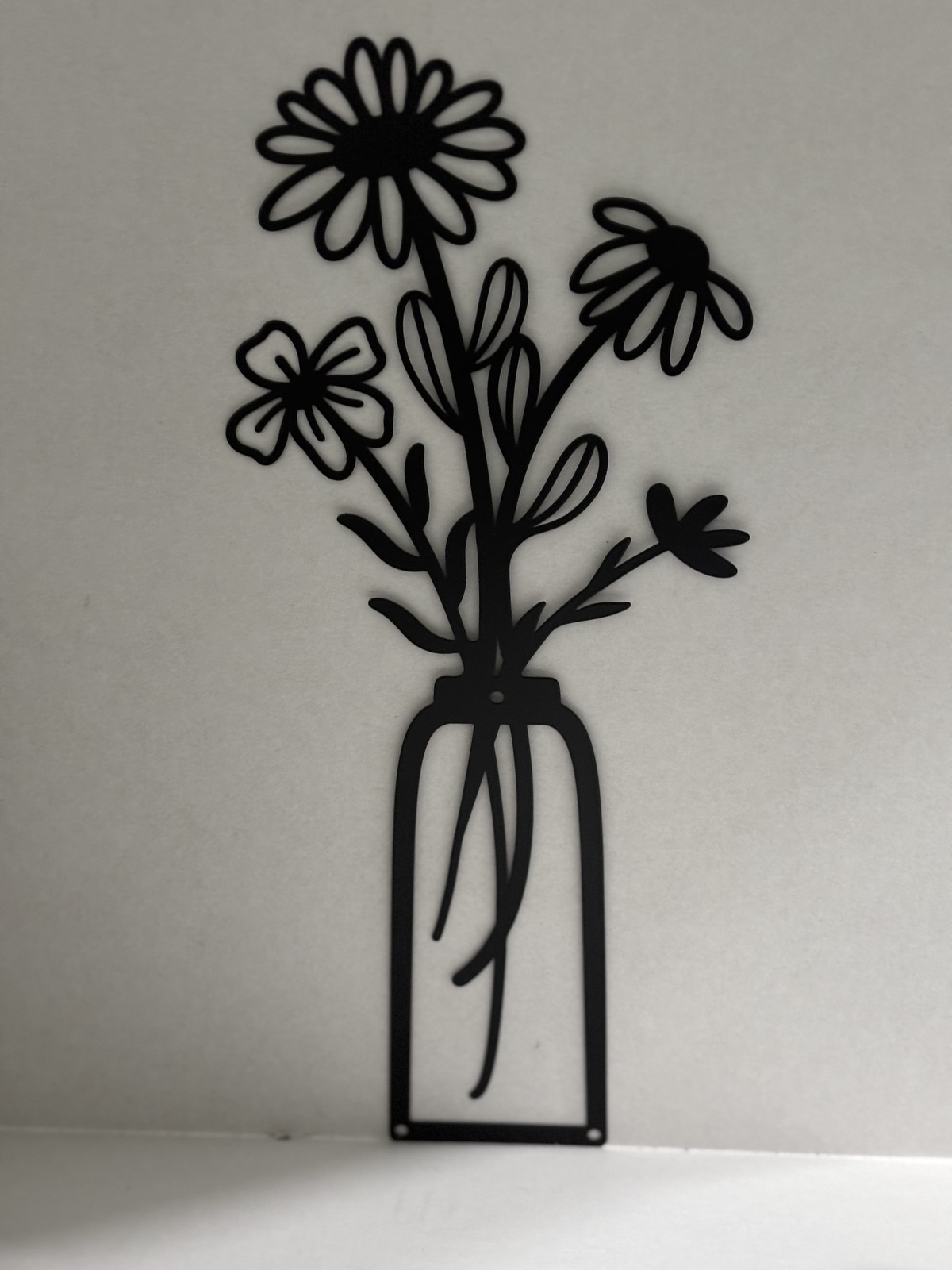Metal Flower Wall Art - $6.00