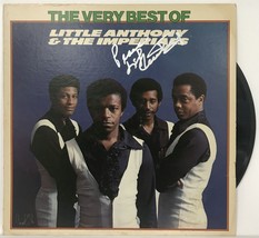 Little Anthony Signed Autographed &quot;The Imperials&quot; Best Of Record Album - COA Car - $55.99