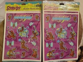 Vintage Hallmark Heartline Scooby Doo Stickers NoS 2 Packs - £11.73 GBP