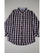 TOMMY HILFIGER Boys Long Sleeve Cotton Button Down Shirt size 5 - $12.86
