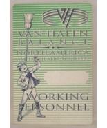 VAN HALEN / EDDIE - VINTAGE ORIGINAL CLOTH TOUR CONCERT BACKSTAGE PASS - $194.89 MXN