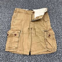 Hollister California Cargo Shorts Men 30 Brown Pockets Adult Outdoor - €15,40 EUR
