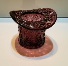 Vintage Fenton Purple Daisy and Button Toothpick Holder - $23.15