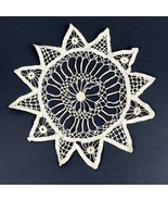 Vintage Antique Handmade Crochet Doily Delicate Small Star Shape - $221.44 MXN