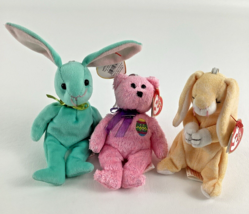 Ty Basket Beanies Mini 5&quot; Plush Bean Bag Stuffed Animal Toy Lot Easter w... - $21.00