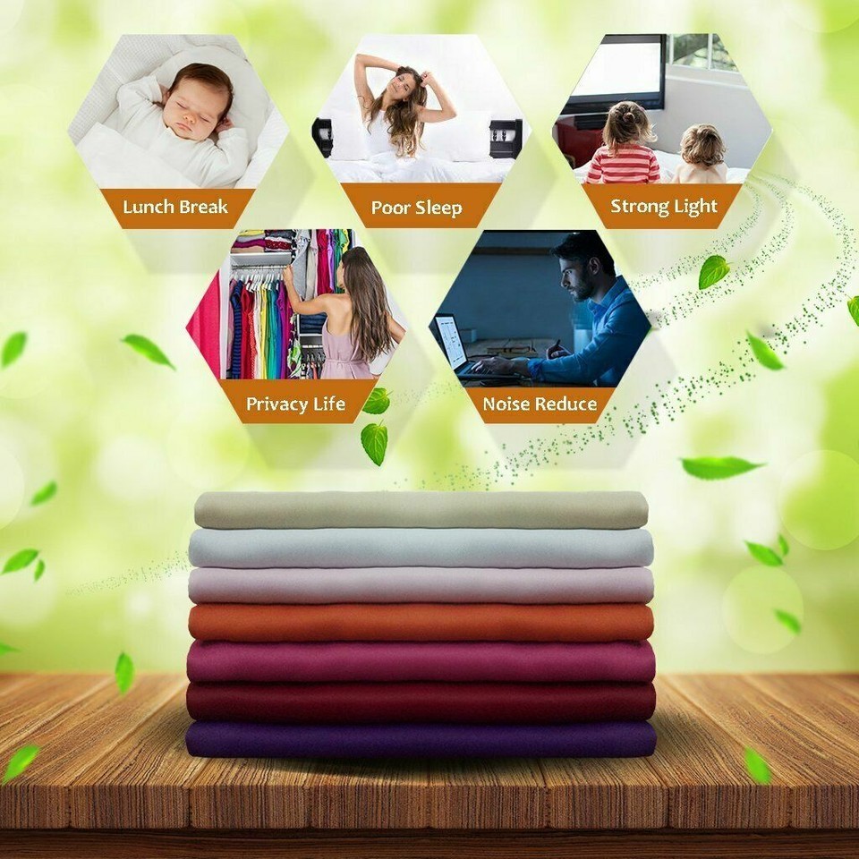 Window Blinds Light Filtering Curtain Patio Glass Slide Door Burgundy Red 100x84 Item image 2