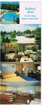 Vermont Postcard Rutland Motel Long Card - $2.05