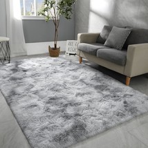 6X9 Large Area Rugs For Living Room, Super Soft Fluffy Modern Bedroom Rug, - £47.85 GBP