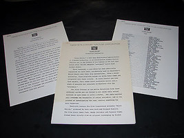 1988 ALIEN NATION Movie Press Kit Production Notes &amp; Cast Handbooks - £12.50 GBP