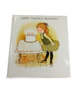 1968 Holly Hobbie Happy Candle Blowing American Greetings Gift Book Kids... - $34.10 CAD