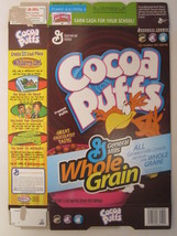 Empty GENERAL MILLS Cereal Box 2005 Cocoa Puffs 19.5 oz  [G7C1k] - $9.57