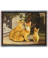 72x54 ABYSSINIAN CAT Feline Tapestry Afghan Throw Blanket - €53,84 EUR