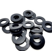 1/2&quot; ID Rubber Flat Washers 1&quot; OD Spacers 1/8&quot; Thick Gasket 1/2 x 1 x 1/8 - $12.16+