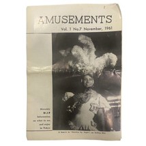 1961 Tokyo Kyoto Japan AMUSEMENTS Vol 1 #7 Brochure Pamphlet NJP Ephemer... - $4.95