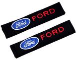Ford Seat Belt Cover Seatbelt Shoulder Pad Embroidered Logo Red Letterin... - £10.38 GBP