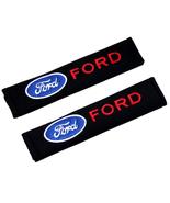 Ford Seat Belt Cover Seatbelt Shoulder Pad Embroidered Logo Red Letterin... - £10.35 GBP