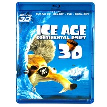 Ice Age: Continental Drift (3-Disc 3D/ 2D Blu-ray/DVD, 2012) Like New !  - £7.48 GBP