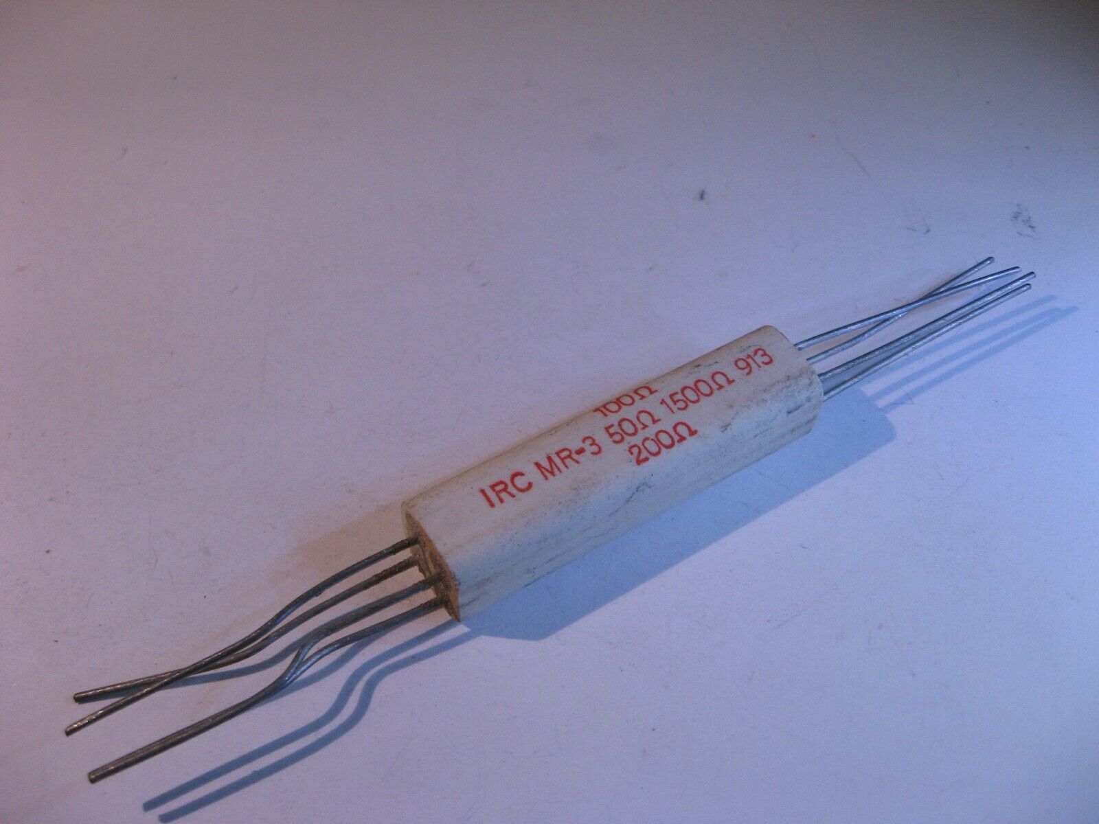 Primary image for IRC MR-3 Ceramic Cement 10W Multi-Resistor 100R 200R 400R 800R High Power NOS