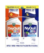 VICKS Kids DayQuil &amp; NyQuil Cold &amp; Cough Relief Liquid Co-Pack, Free of - $17.21 CAD
