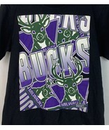 Milwaukee Bucks T Shirt Mitchell &amp; Ness NBA Hardwood Classics Men’s Small - £27.93 GBP