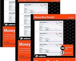 Adams Money and Rent Receipt Books New Color Cover, 3 Part Carbonless, 3... - $43.40