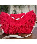 Crochet women bag, Flap bag for women,Bag/Handmade Bag/Hand Woven Bag/Cr... - $95.15 CAD