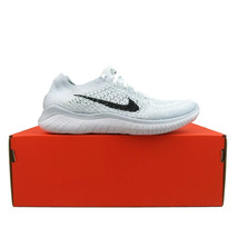 Nike Free RN Flyknit 2018 Running Shoes Womens Size 7 White NEW 942839-100 - $74.95