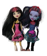 Monster High Jane Boolittle and Draculaura Doll First Wave 2008 11 Inch ... - $59.38