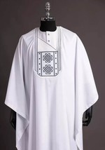 White Agbada for men, African Agbada, African wedding suit, Groomsmen su... - $200.00