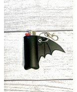 Bic Lighter Case, Black Standard Lighter Sleeve, Batwing, Goth - $17.99