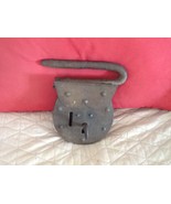Antique Lock Very Large Iron Metal Old With Key,Locks,Collectibles,Kusto... - €251,89 EUR