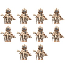 10pcs US Navy SEALs Special Forces Soldiers Minifigures Set - £19.66 GBP