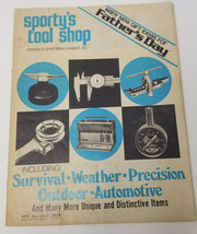 Catalog Sporty&#39;s Tool Shop Survival Outdoor Weather Precision Auto Vintage 1978 - £12.06 GBP