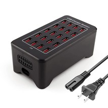 Ksing 100W (20 A) 20 Port Usb Charging Station Home-Sized Multiple Usb D... - £41.66 GBP