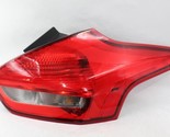 Right Passenger Tail Light Incandescent Hatchback Fits 2015 FORD FOCUS O... - £126.66 GBP