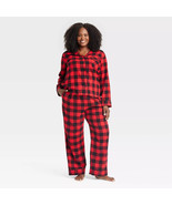Womens Size 3X Buffalo Checkered Red Plaid Pajamas Set.  New Sealed - $21.81 CAD